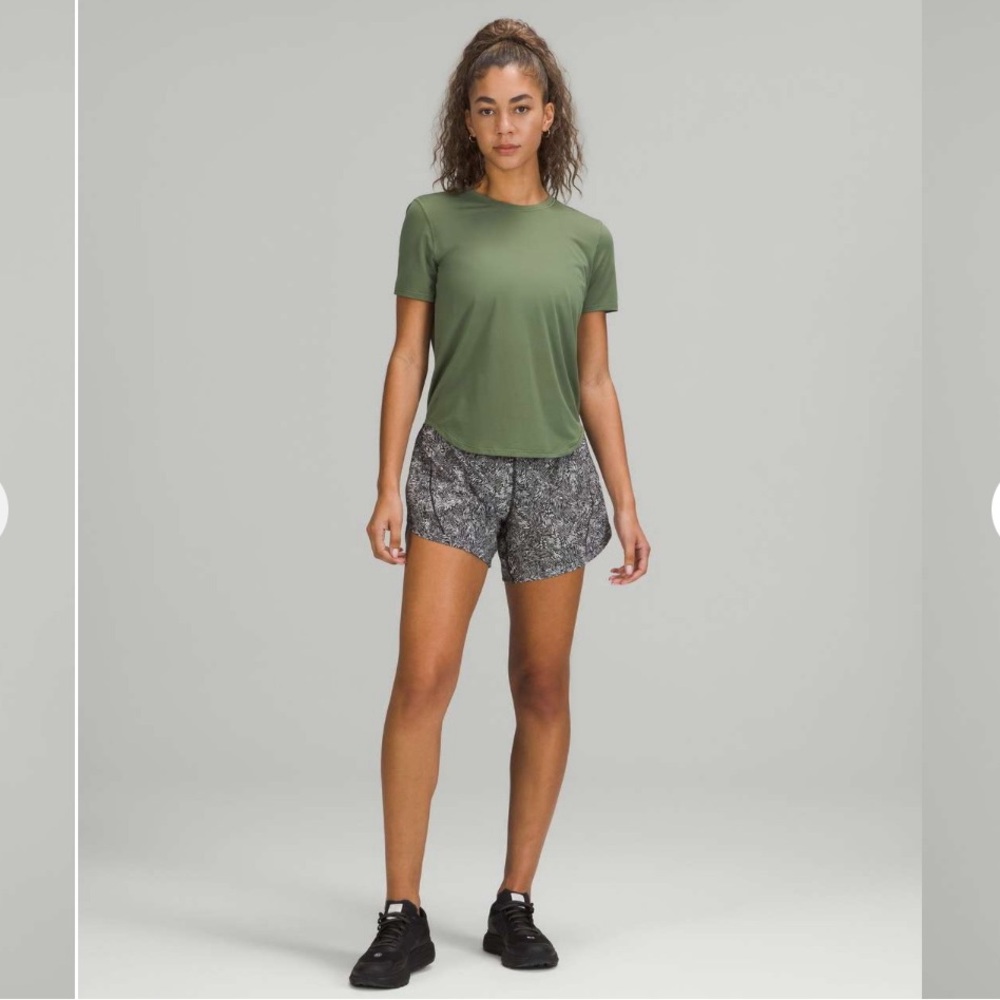 Lululemon High Neck Running and Training T-Shirt